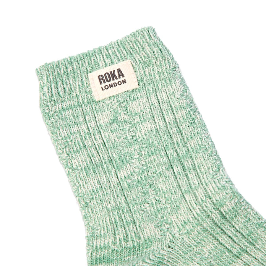 ROKA Wallace Crew Socks Matcha