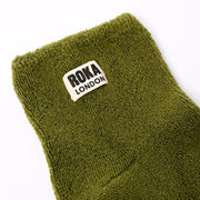 ROKA Watford Crop Ankle Sock Avocado