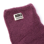 ROKA Watford Crop Ankle Sock Berry