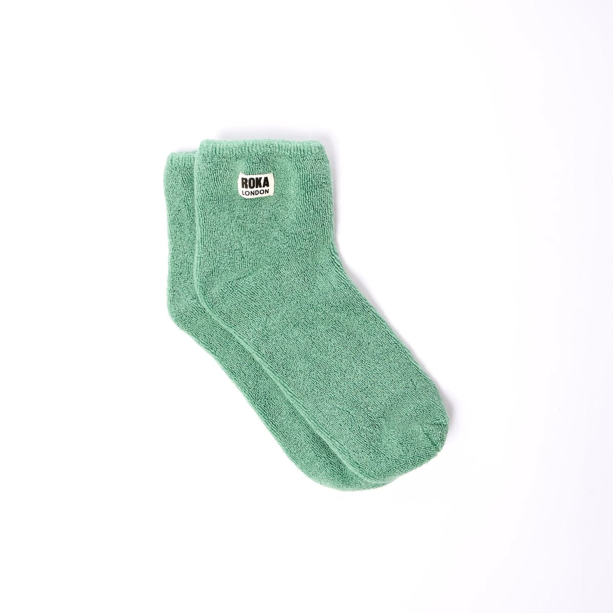 ROKA Watford Crop Ankle Sock Matcha