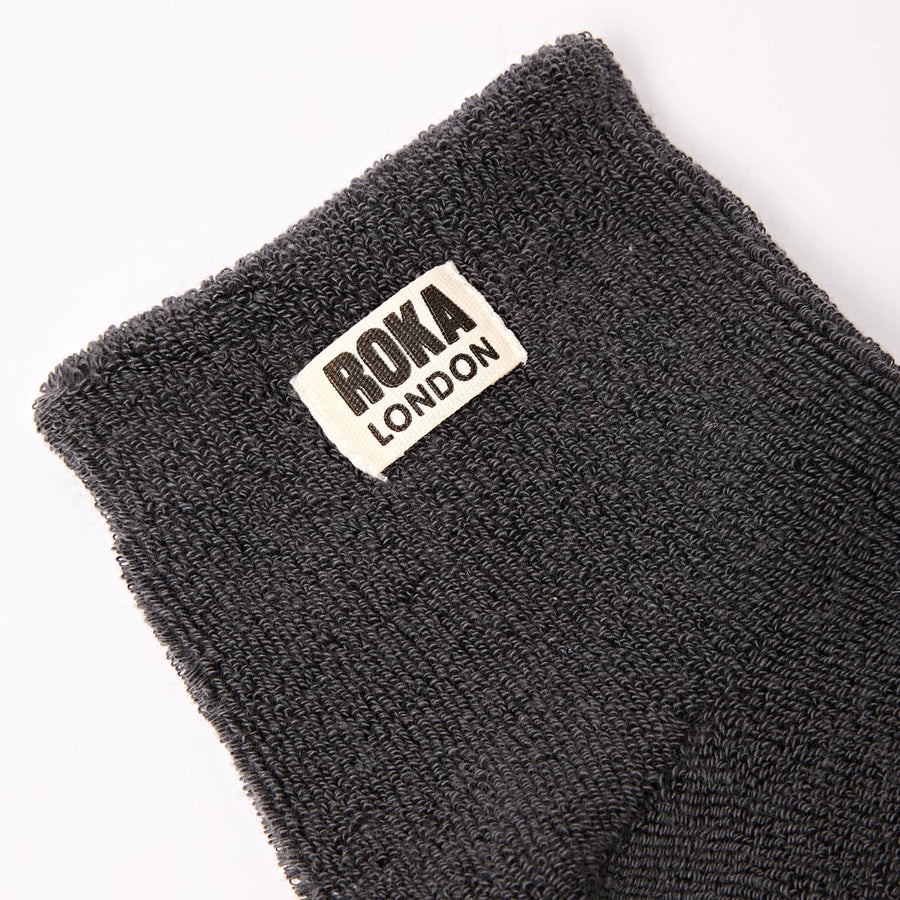 ROKA Watford Crop Ankle Sock Faded Black