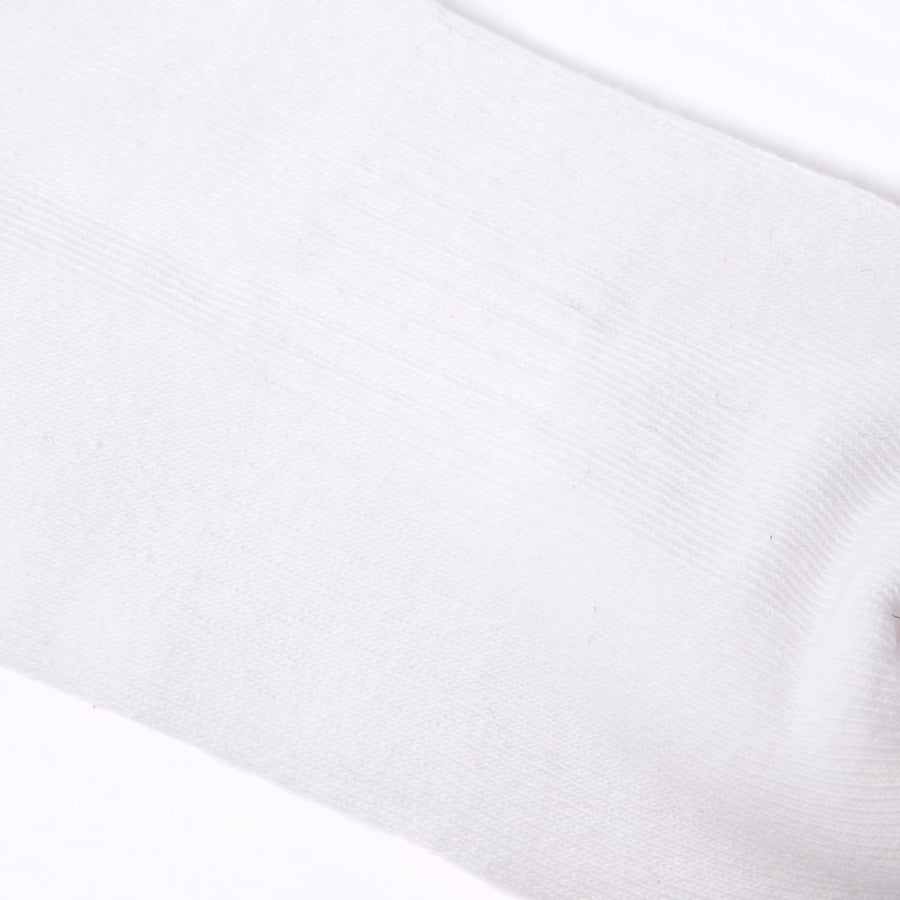 ROKA Wembley Crop Ankle Sock Off White Organic Cotton