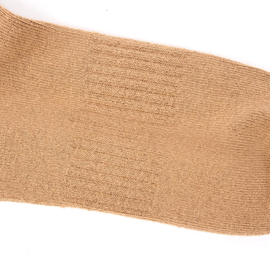 ROKA Wembley Crop Ankle Sock Chai Organic Cotton