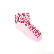 ROKA Wembley Crop Ankle Sock Vintage Ruby Organic Cotton