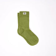 ROKA Wimbledon Crew Sock Avocado Organic Cotton
