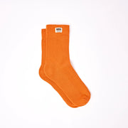 ROKA Wimbledon Crew Sock Burnt Orange Organic Cotton