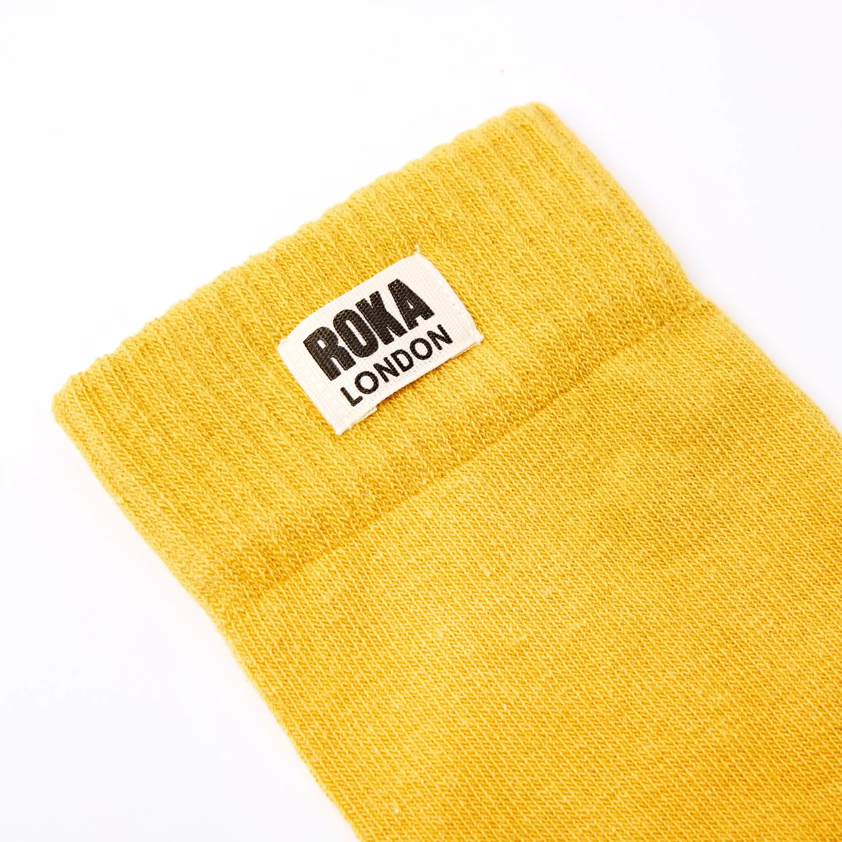 ROKA Wimbledon Crew Sock Corn Organic Cotton