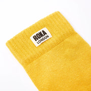 ROKA Wimbledon Crew Sock Corn Organic Cotton