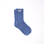 ROKA Wimbledon Crew Sock Costal Blue Organic Cotton