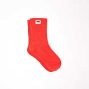 ROKA Wimbledon Crew Sock Cranberry Organic Cotton