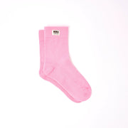 ROKA Wimbledon Crew Sock Pink Carnation Organic Cotton