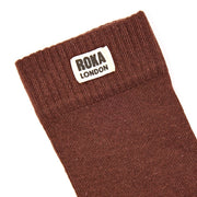 ROKA Wimbledon Crew Sock Coco Organic Cotton