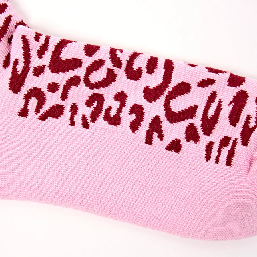 ROKA Wimbledon Crew Socks Vintage Ruby Organic Cotton