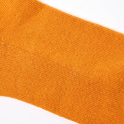 ROKA Windsor Solid Crew Sock Burnt Orange Organic Cotton