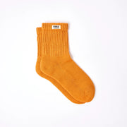 ROKA Windsor Solid Crew Sock Burnt Orange Organic Cotton