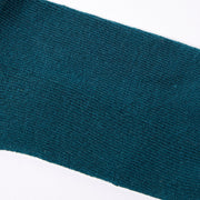 ROKA Windsor Solid Crew Sock Teal Organic Cotton