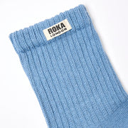 ROKA Windsor Solid Crew Sock Airforce Organic Cotton