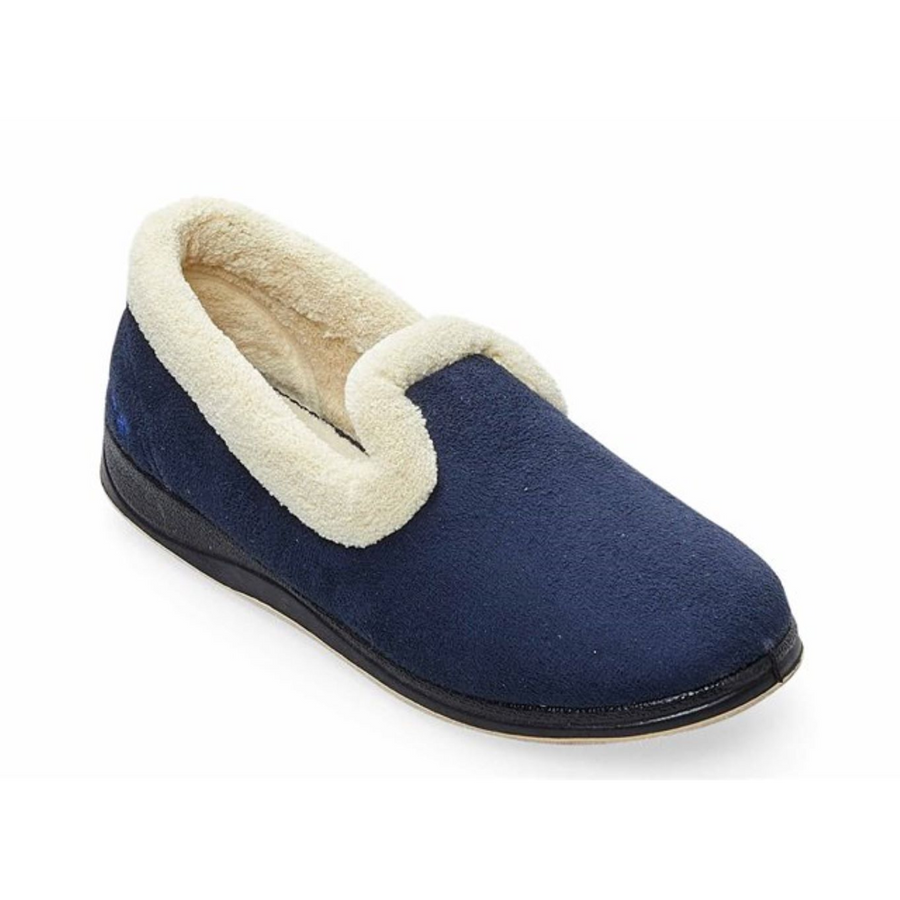 Padders Repose Navy Slippers