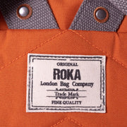 ROKA Finchley A Atomic Orange Sustainable Canvas