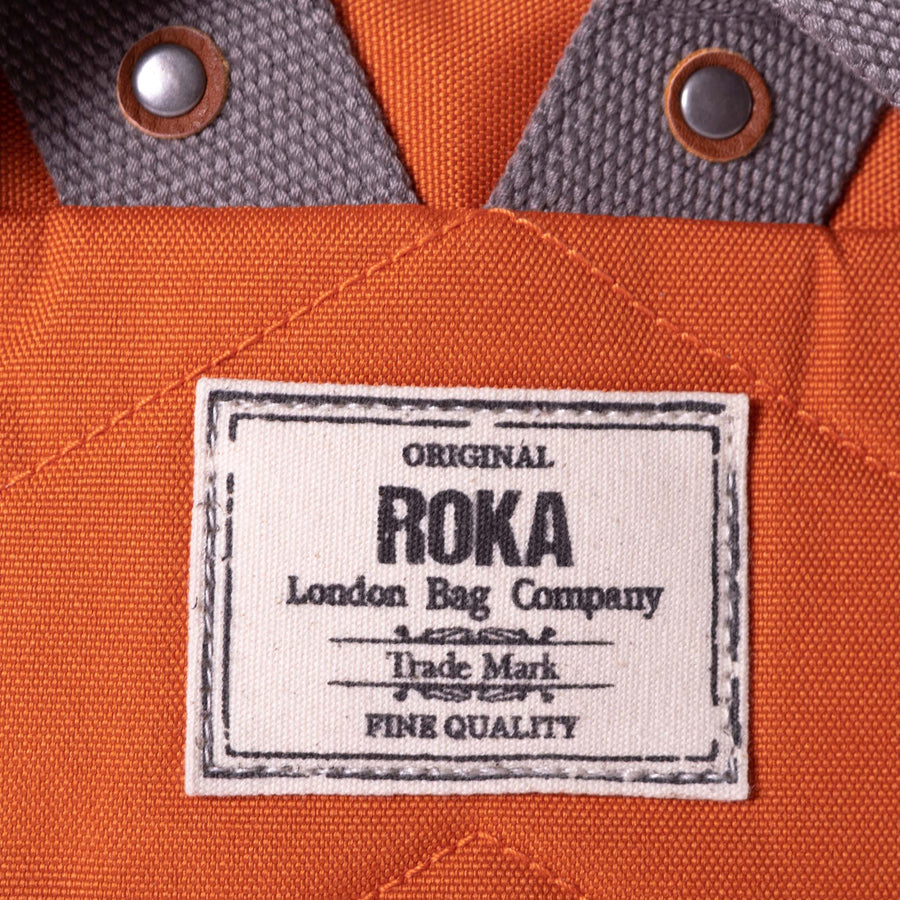 ROKA Finchley A Atomic Orange Sustainable Canvas