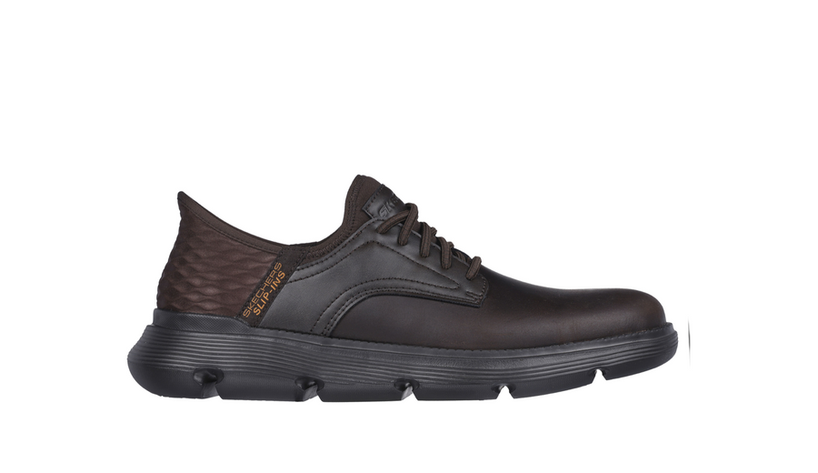 Skechers 205046 Garza SLIP IN CHOC – Wards Shoes Ltd