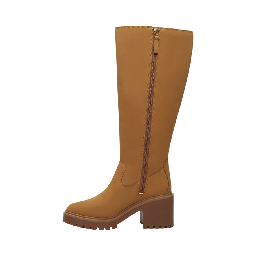 Timberland Stone Heights Tall Zip Up Boot TB0A2AZX7541 Wheat Nubuck