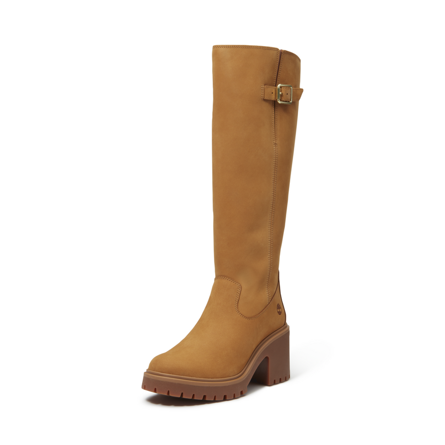 Timberland Stone Heights Tall Zip Up Boot TB0A2AZX7541 Wheat Nubuck