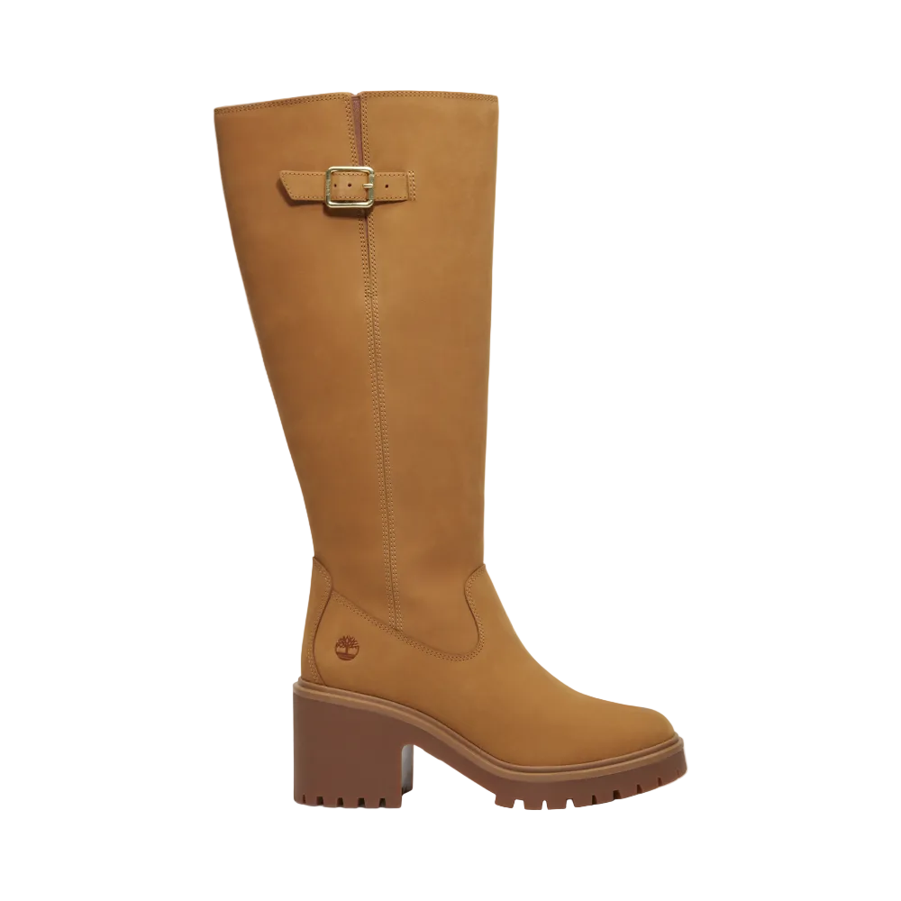 Timberland Stone Heights Tall Zip Up Boot TB0A2AZX7541 Wheat Nubuck