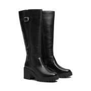 Timberland Stone Heights Tall Zip Up Boot TB0A2AZXW021 Black Full Grain