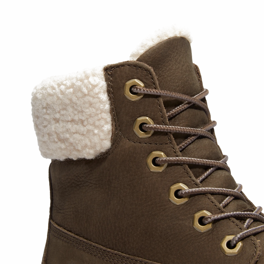 Timberland Stone Street Mid Warm Lined Waterproof Boot TB0A2PU6W011 Dark Brown Full Grain