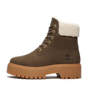 Timberland Stone Street Mid Warm Lined Waterproof Boot TB0A2PU6W011 Dark Brown Full Grain