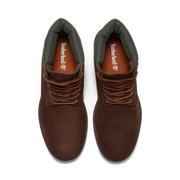 Timberland Timberland Heritage 6 Inch Lace Up Waterproof Boot TB0A5RNWAMJ1 Dark Brown Nubuck W Gold