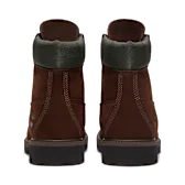 Timberland Timberland Heritage 6 Inch Lace Up Waterproof Boot TB0A5RNWAMJ1 Dark Brown Nubuck W Gold