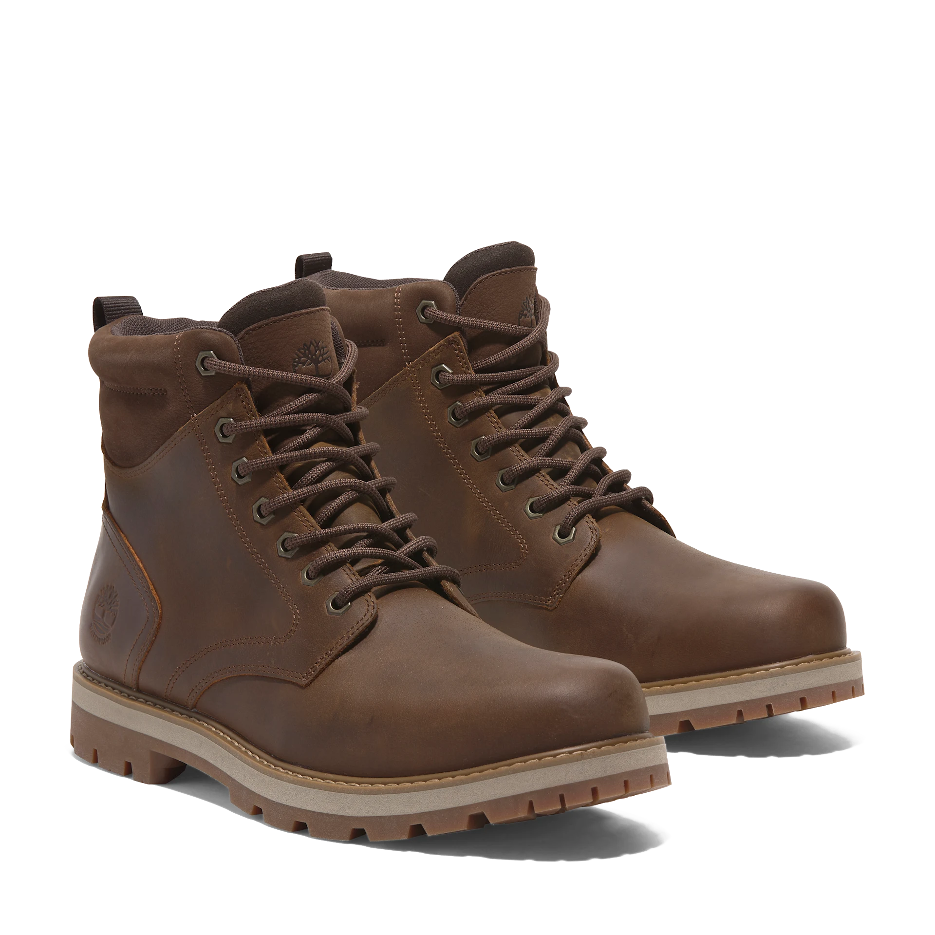 Timberland Britton Road Mid Lace Up Waterproof Boot TB0A69UHEM61 Rust Full Grain