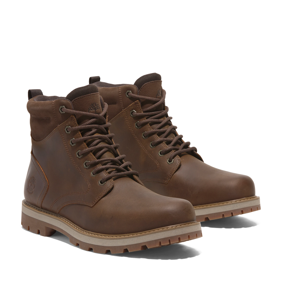 Timberland Britton Road Mid Lace Up Waterproof Boot TB0A69UHEM61 Rust Full Grain