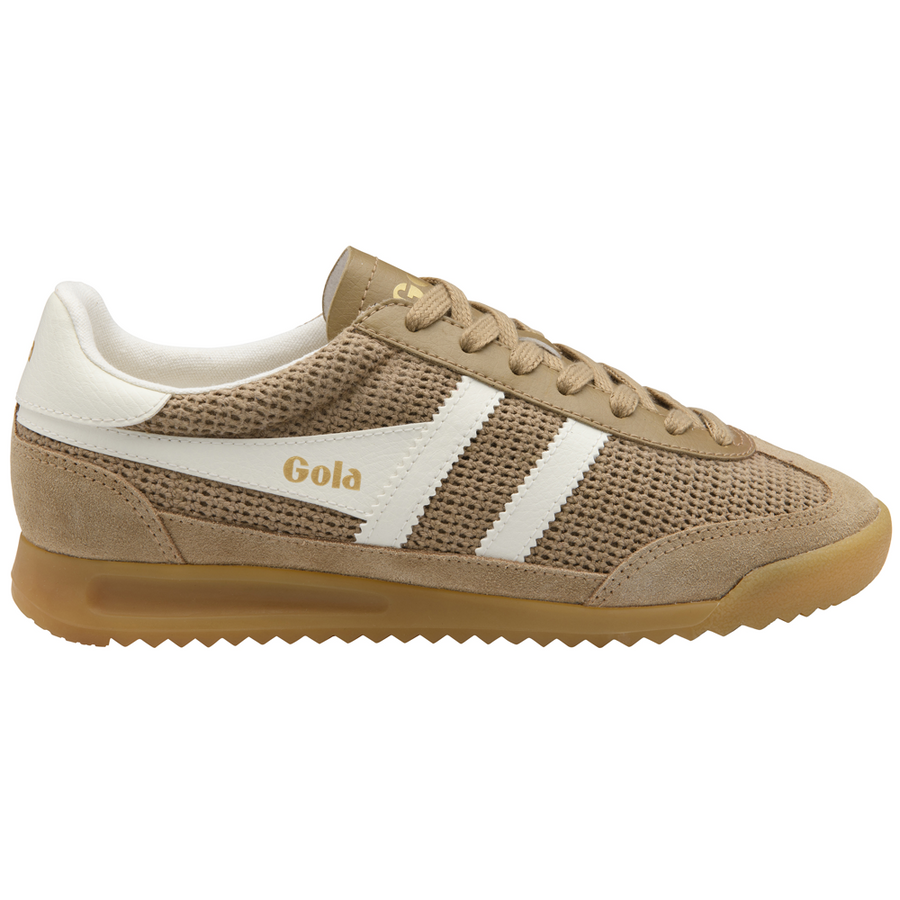 Gola Women's Tornado Zephyr Trainer Off White/Light Caramel