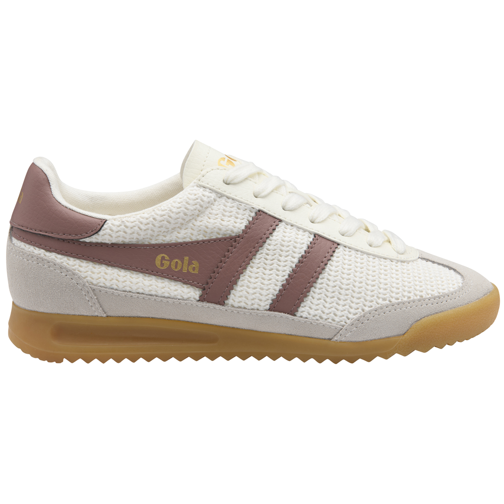 Gola Women's Tornado Zephyr Trainer Off White/Light Caramel
