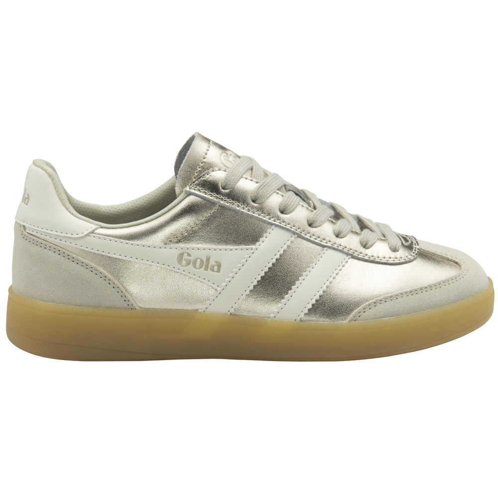 Gola Women's Viper Metallic Trainer Gold/Off White/Gum