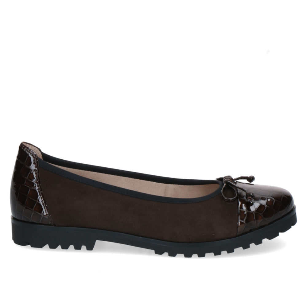 Caprice 22150-45-39D Brown Crocs Comb