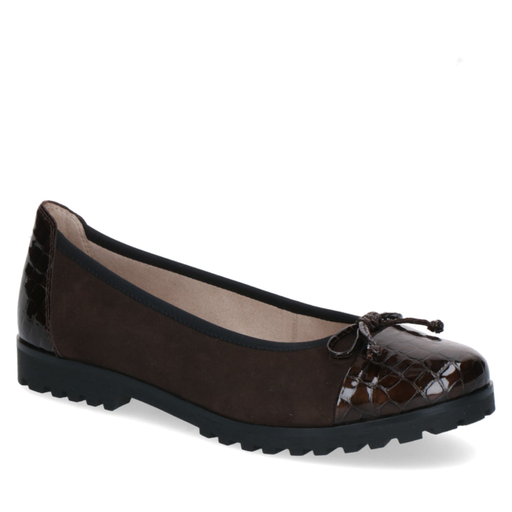 Caprice 22150-45-39D Brown Crocs Comb