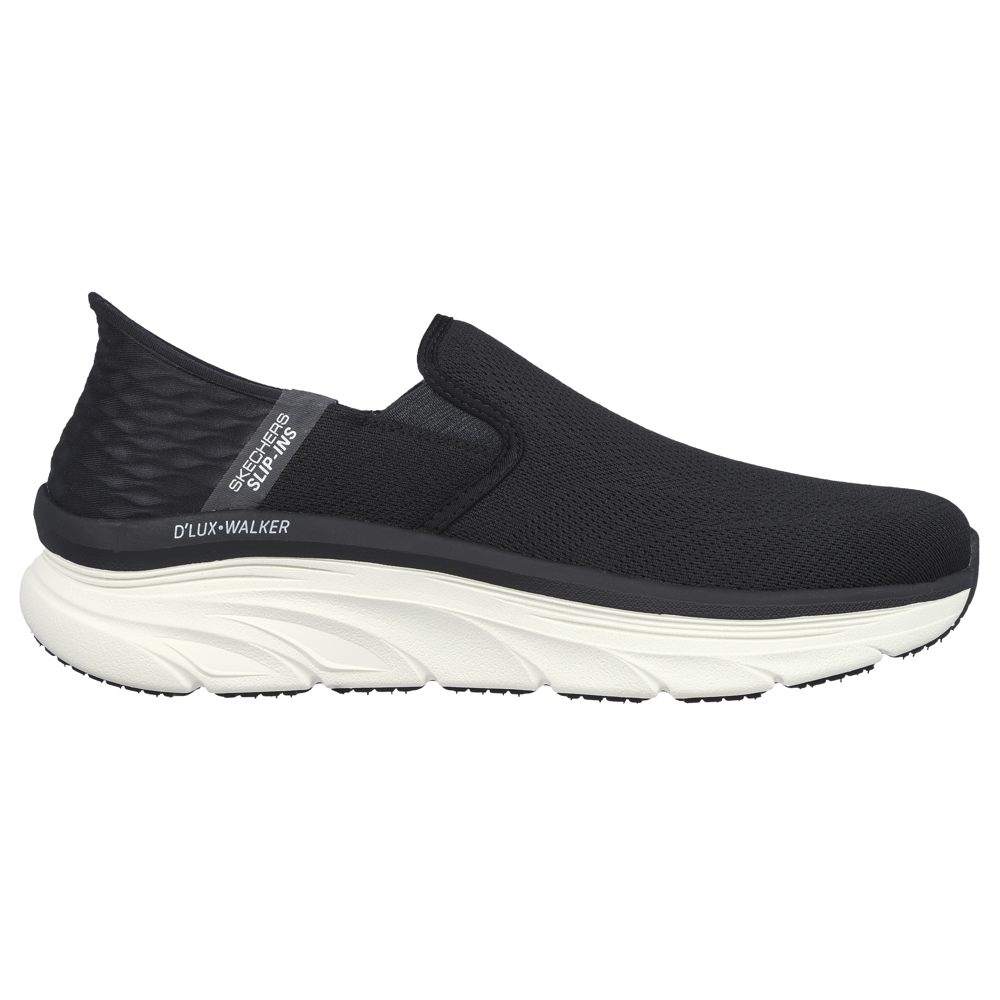 Skechers 232455 D Lux Walker SLIP IN BLK Wards Shoes Ltd