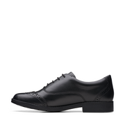 Clarks Aubrie Tap Y Black Leather