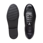 Clarks Aubrie Tap Y Black Leather