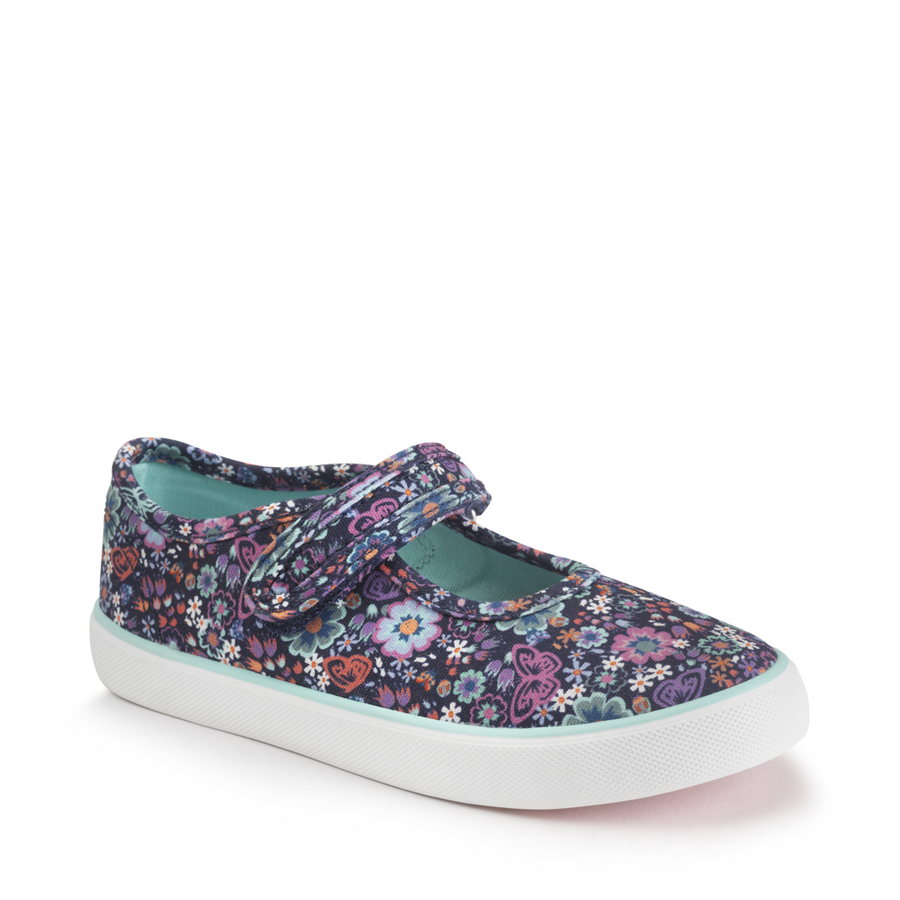 Start-Rite Busy Lizzie Navy Floral