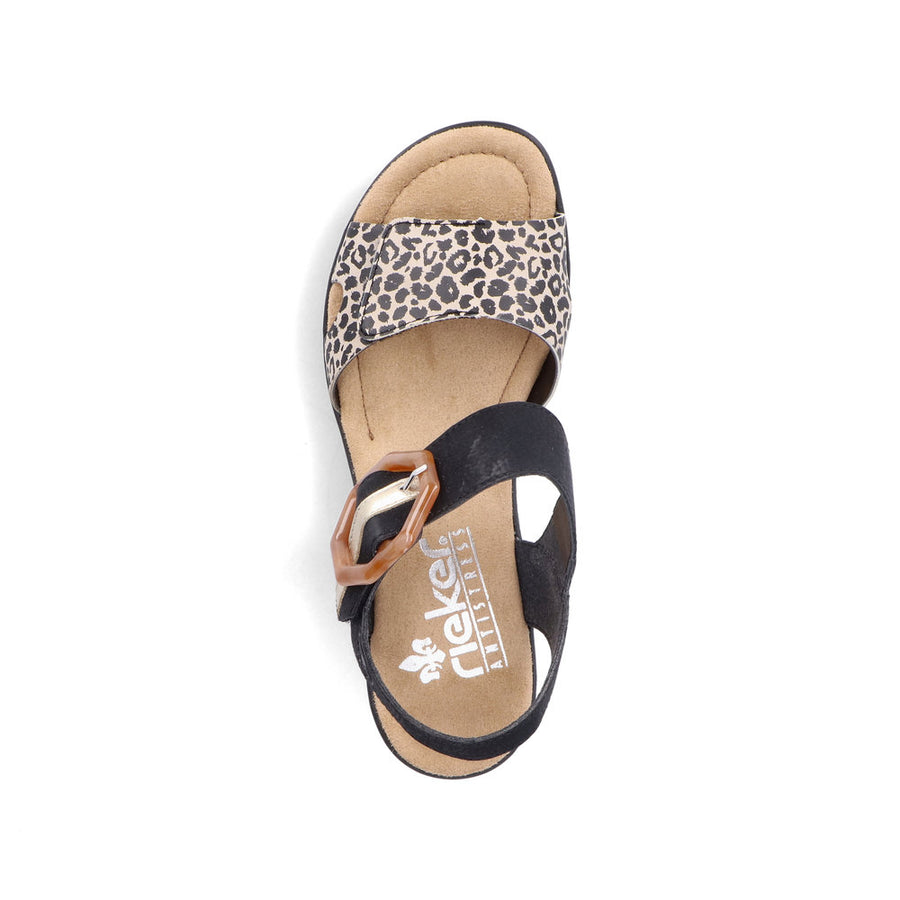 Rieker 68176 Rose 00 Black