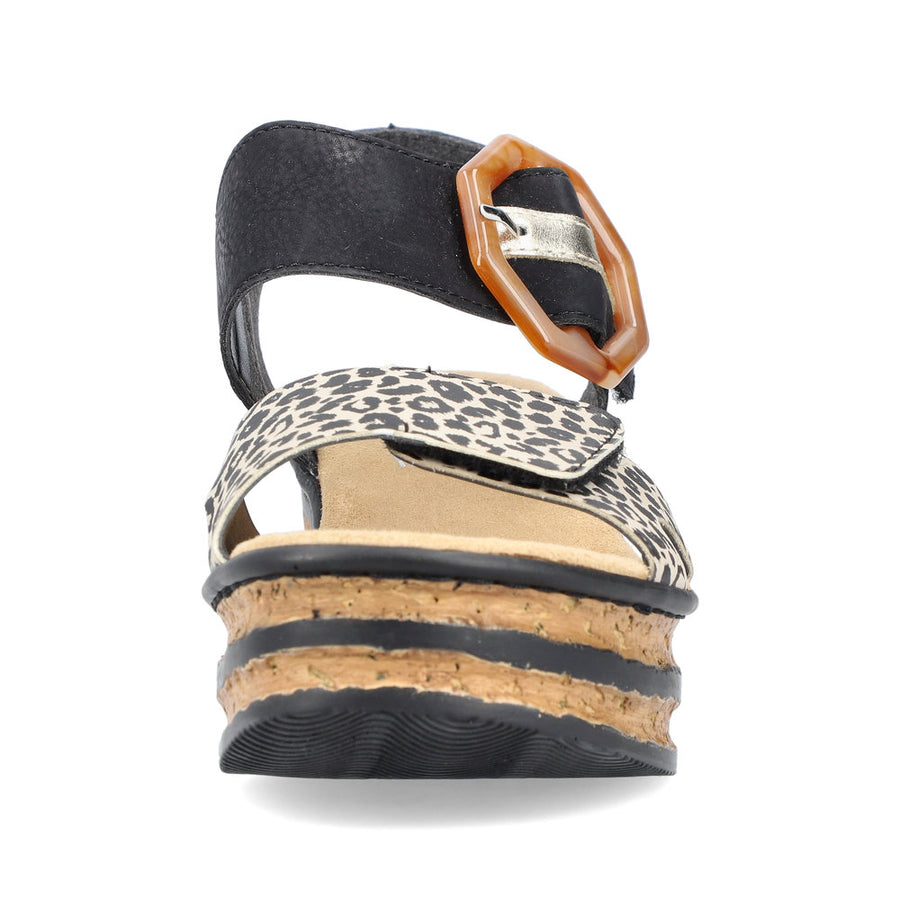 Rieker 68176 Rose 00 Black