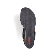Rieker 68176 Rose 00 Black