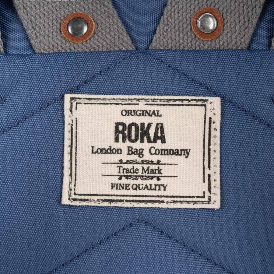 ROKA Finchley A Burnt Blue Sustainable Canvas