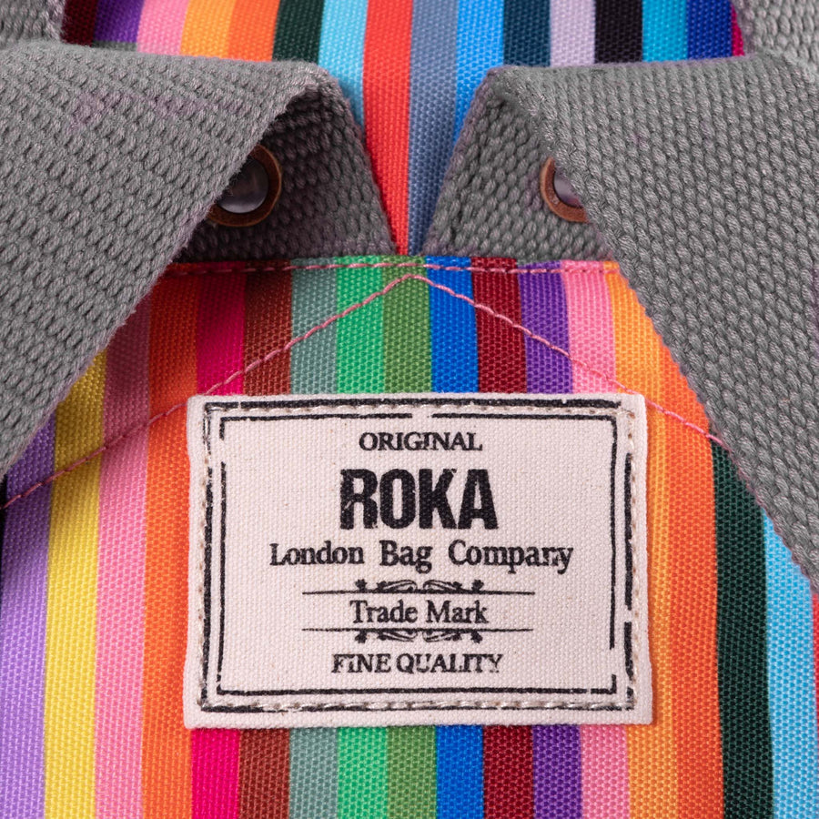 ROKA Canfield B Multi Stripe Sustainable Canvas