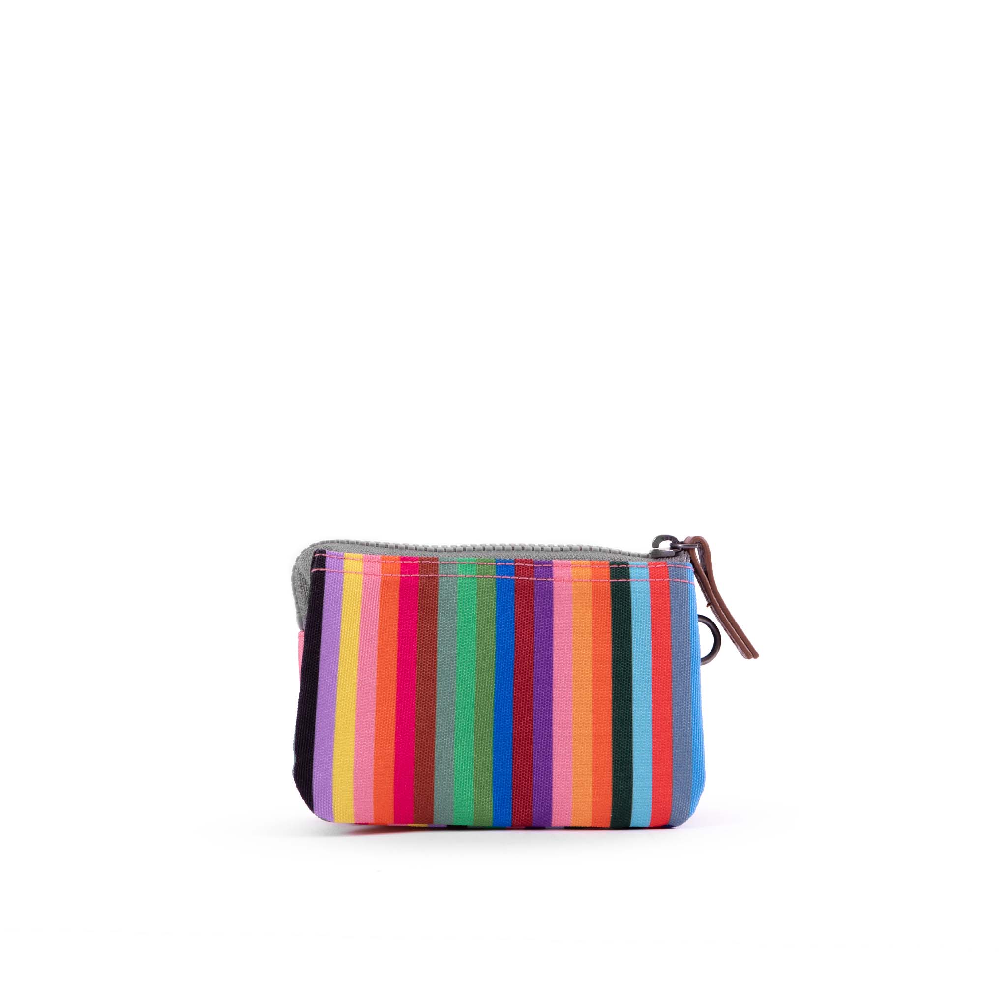 ROKA Carnaby Wallet Multi Stripe Sustainable Canvas